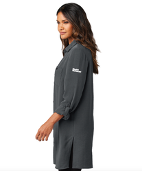 Image of Port Authority Ladies Textured Crepe Long Tunic