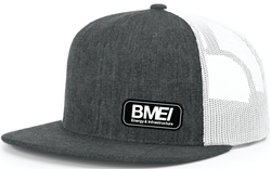 Image of Wool Blend Flatbill Trucker Cap BMEI Patch