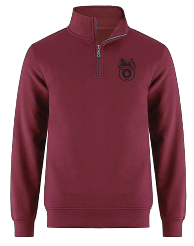 Adult 1/4 Zip Sweatshirt image thumbnail