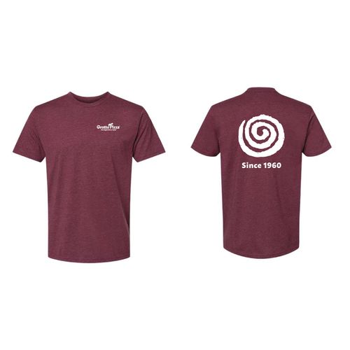 1960 Tee Heather Maroon image thumbnail