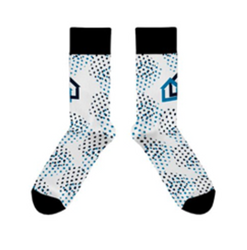 Dress Socks - Houses & Speckles image thumbnail