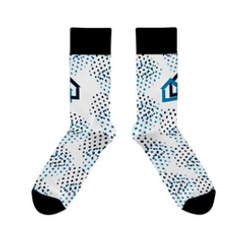 Image of Dress Socks - Houses & Speckles