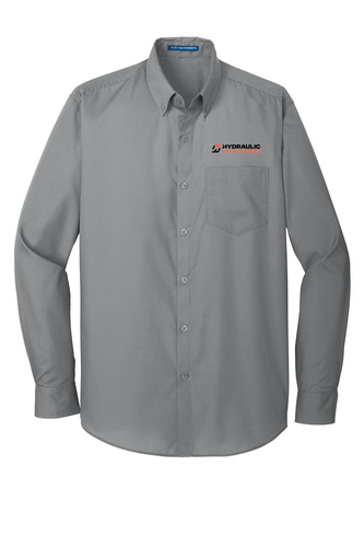 Port Authority® Long Sleeve Carefree Poplin Shirt image thumbnail