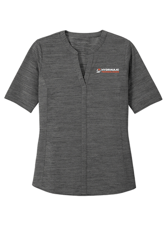 Port Authority Women's Stretch Heather Open Neck Top image thumbnail