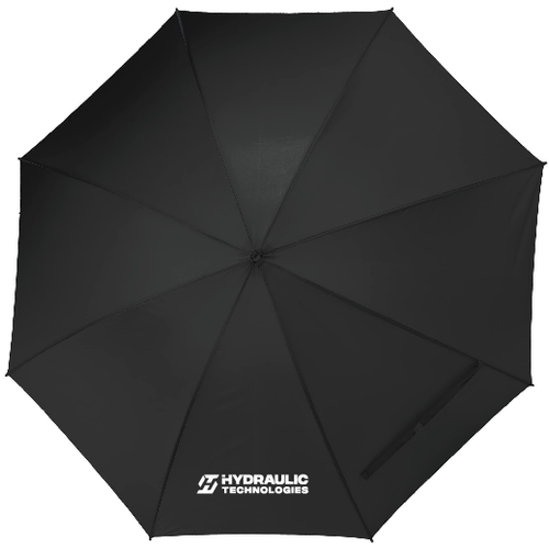 60" Manual Golf Umbrella- Black image thumbnail