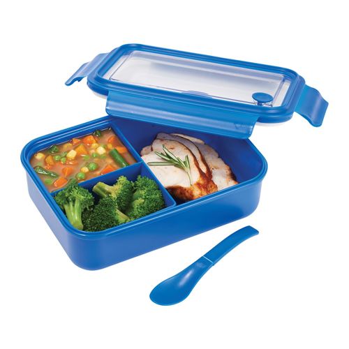 Three Compartment Food Storage Bento Box image thumbnail