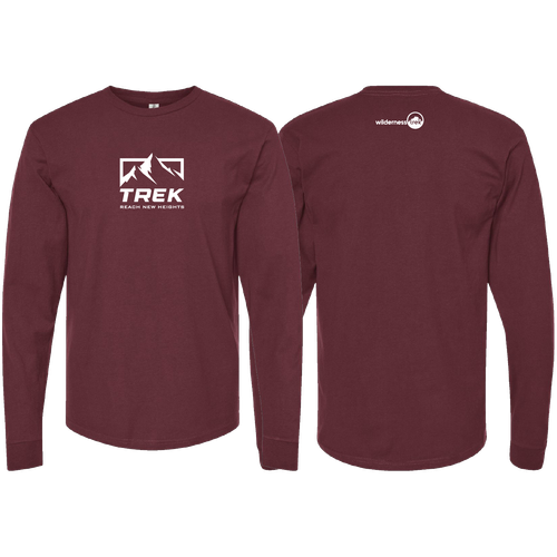 Tultex - Heavyweight Jersey Long Sleeve T-Shirt - Trek, Reach New Heights image thumbnail
