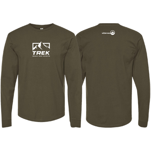 Tultex - Heavyweight Jersey Long Sleeve T-Shirt - Trek, Reach New Heights image thumbnail