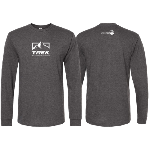 Tultex - Heavyweight Jersey Long Sleeve T-Shirt - Trek, Reach New Heights image thumbnail