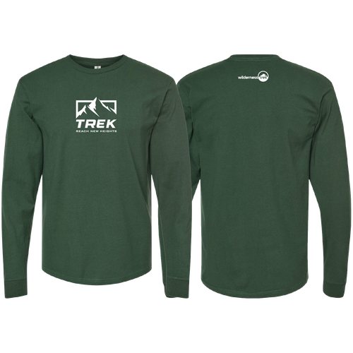 Tultex - Heavyweight Jersey Long Sleeve T-Shirt - Trek, Reach New Heights image thumbnail