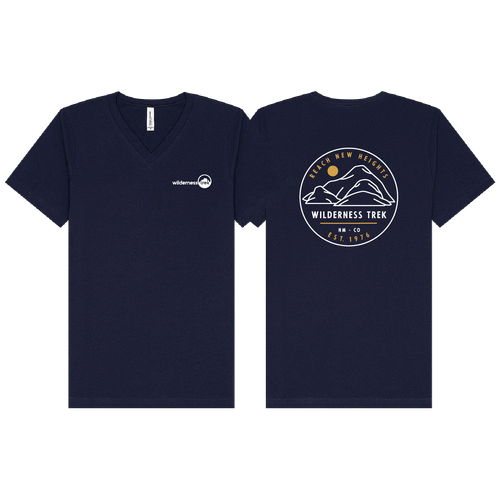 BELLA + CANVAS - Jersey V-Neck Tee - Reach New Heights Circle image thumbnail