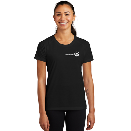 Sport-Tek® Ladies PosiCharge® Tri-Blend Wicking Scoop Neck Raglan Tee image thumbnail