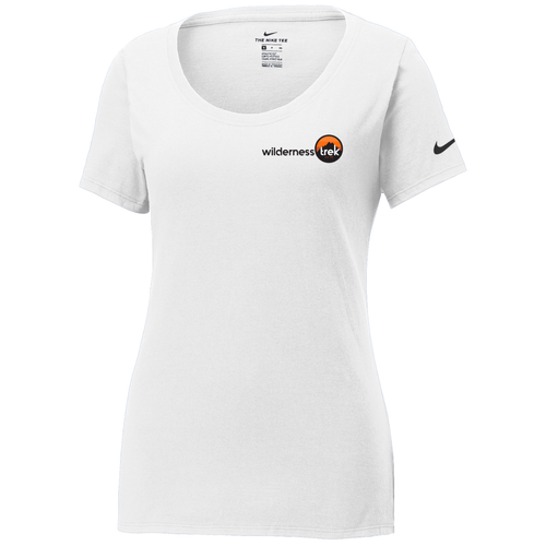 Nike Ladies Dri-FIT Cotton/Poly Scoop Neck Tee image thumbnail