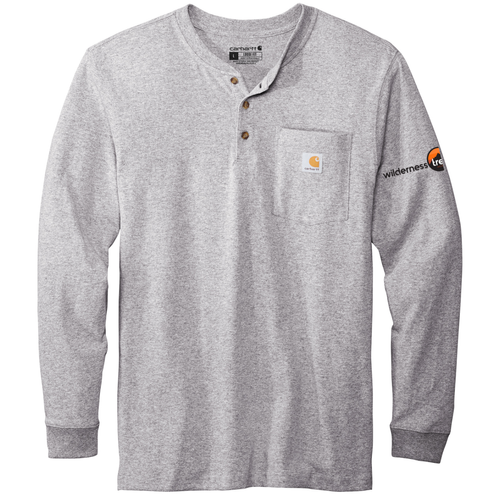 Carhartt® Long Sleeve Henley T-Shirt (Sleeve EMB) image thumbnail