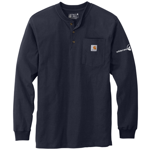Carhartt® Long Sleeve Henley T-Shirt (Sleeve EMB) image thumbnail