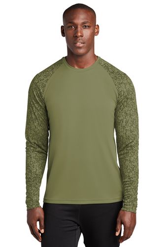 MEN'S Sport-Tek Long Sleeve Digi Camo Tee - ST460LS image thumbnail