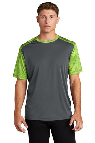 MEN'S Sport-Tek CamoHex Colorblock Tee - ST371 image thumbnail