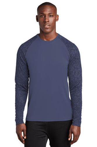 MEN'S Sport-Tek Long Sleeve Digi Camo Tee - ST460LS image thumbnail