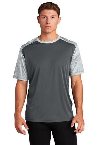 MEN'S Sport-Tek CamoHex Colorblock Tee - ST371 image thumbnail