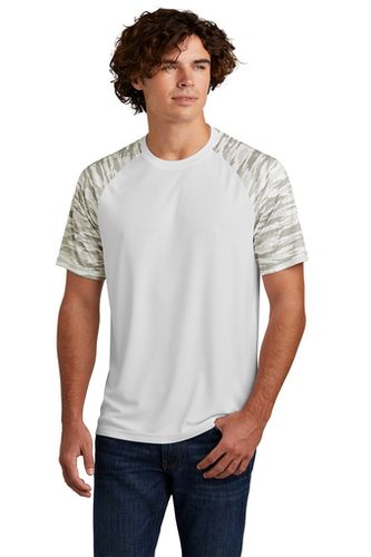MEN'S Sport-Tek Drift Camo Colorblock Tee - ST376 image thumbnail