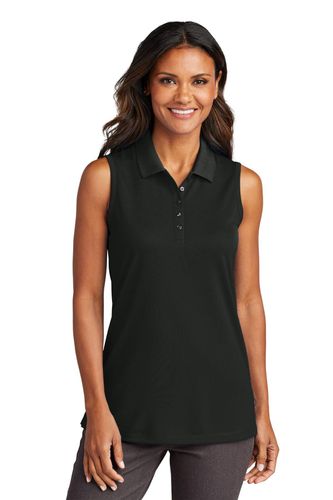 LADIES Port Authority Dry Zone UV Micro-Mesh Sleeveless Polo - LK110SV image thumbnail