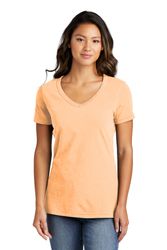 Image of LADIES Port & Co Beach Wash Garment-Dyed V-Neck Tee - LPC099V