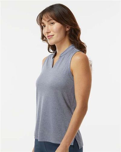 LADIES Adidas Ultimate365 Textured Sleeveless Shirt - A1001 image thumbnail