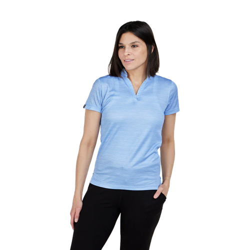 LADIES Storm Creek Unwinder Bamboo Printed Polo - 1885 image thumbnail