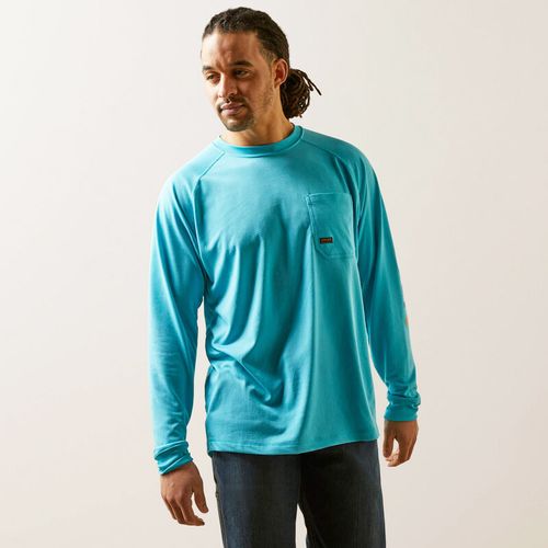 MEN'S Ariat Rebar Heat Fighter Long Sleeve Tee - 10043542 RC image thumbnail