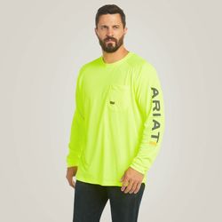 Image of MEN'S Ariat Rebar Heat Fighter Long Sleeve Tee - 10031031 RC