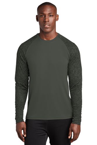 MEN'S Sport-Tek Long Sleeve Digi Camo Tee - ST460LS image thumbnail