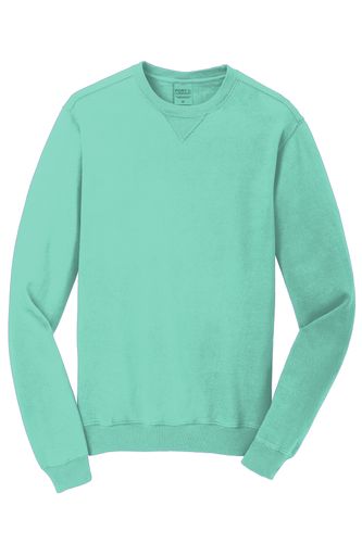 UNISEX Port & Co Pigment-Dyed Crewneck Sweatshirt - PC098 est image thumbnail