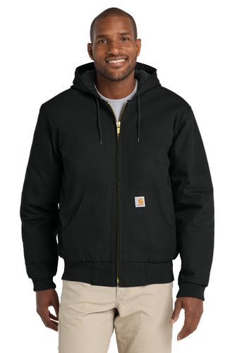 MEN'S Carhartt Quilted-Flannel-Lined Duck Active Jac - CT106677 image thumbnail