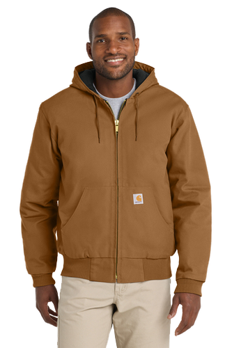 MEN'S Carhartt Quilted-Flannel-Lined Duck Active Jac - CT106677 image thumbnail