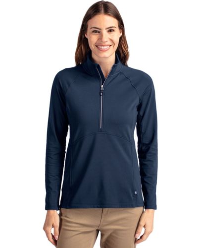 LADIES Cutter & Buck Adapt Eco Knit Stretch Recycled 1/2 Zip - LCK00128 image thumbnail