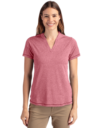 LADIES Cutter & Buck Forge Heathered Stretch Blade Top - LCK00153 image thumbnail