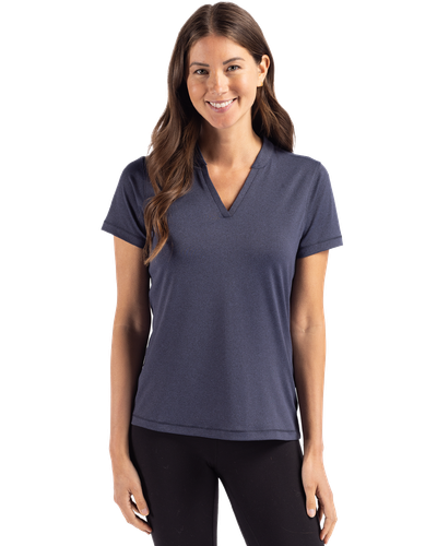 LADIES Cutter & Buck Forge Heathered Stretch Blade Top - LCK00153 image thumbnail