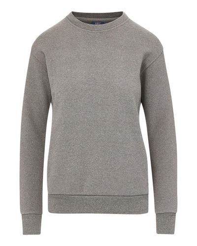 LADIES MV Sport Raelynn Cloud Fleece Crewneck Sweatshirt - W23140_front image thumbnail