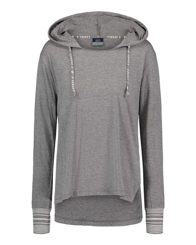 LADIES MV Sport Heathered Jersey Hooded Tunic - W19439_front image thumbnail