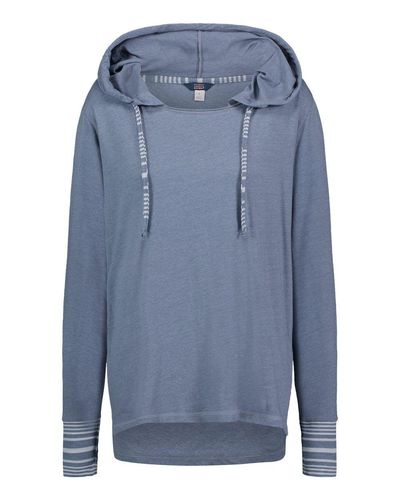 LADIES MV Sport Heathered Jersey Hooded Tunic - W19439_front image thumbnail