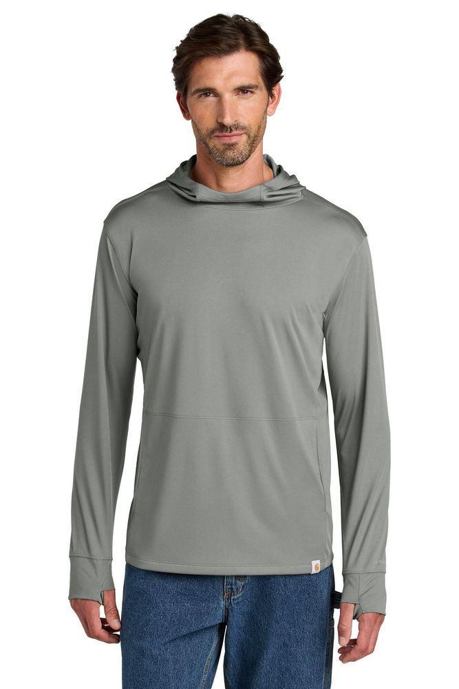 MEN'S Carhartt Force Sun Defender Long Sleeve Hooded Tee - CT106923 primary image