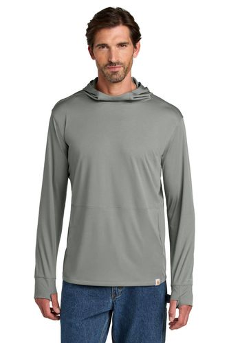 MEN'S Carhartt Force Sun Defender Long Sleeve Hooded Tee - CT106923 image thumbnail