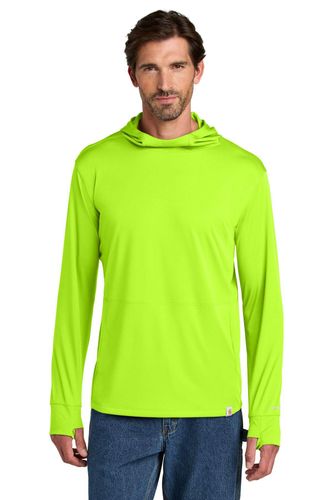 MEN'S Carhartt Force Sun Defender Long Sleeve Hooded Tee - CT106923 image thumbnail
