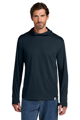 MEN'S Carhartt Force Sun Defender Long Sleeve Hooded Tee - CT106923 image thumbnail
