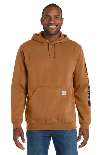 MEN'S Carhartt Midweight Logo Hoodie - CTK288 image thumbnail