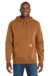 Image of MEN'S Carhartt Midweight Logo Hoodie - CTK288