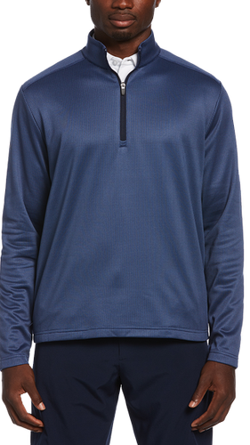 MEN'S Callaway Houndstooth 1/4 Zip - CGM768 image thumbnail