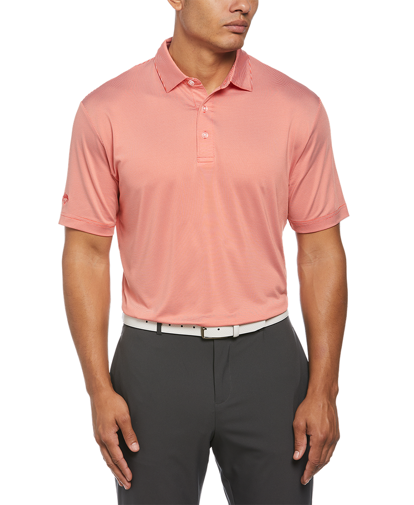MEN'S Callaway Fine Line Stripe Polo - CGM711 primary image