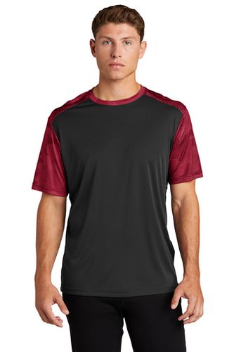 MEN'S Sport-Tek CamoHex Colorblock Tee - ST371 front image thumbnail