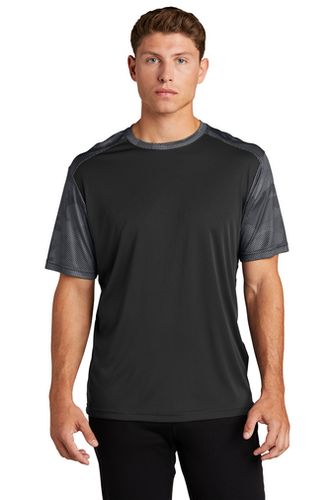 MEN'S Sport-Tek CamoHex Colorblock Tee - ST371 front image thumbnail